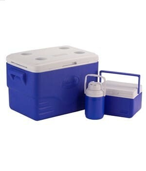 Coleman Cooler 36qt Shld 5qt .3gal Blue