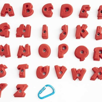 Entre-Prises Alphabet Climbing Holds