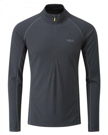 Rab Merino+ 160 Long Sleeve Zip Tee - Men's Thermal Baselayer