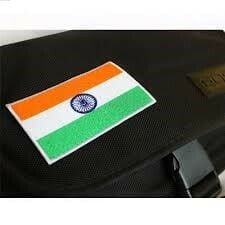 Quipco India Flag Patch - Embroidered