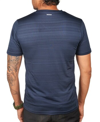 Gokyo Hiking & Travel V Neck Ultralight t shirt - Navy